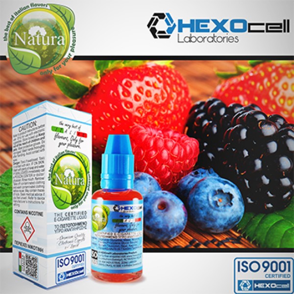 Φρούτα του δάσους-Eliquid Hexocell 30ml